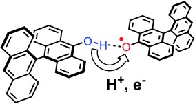 Isolation of a Hydrogen-Bonded Complex Based on the Anthranol/Anthroxyl Pair: Formation of a Hydrogen-Atom Self-Exchange System