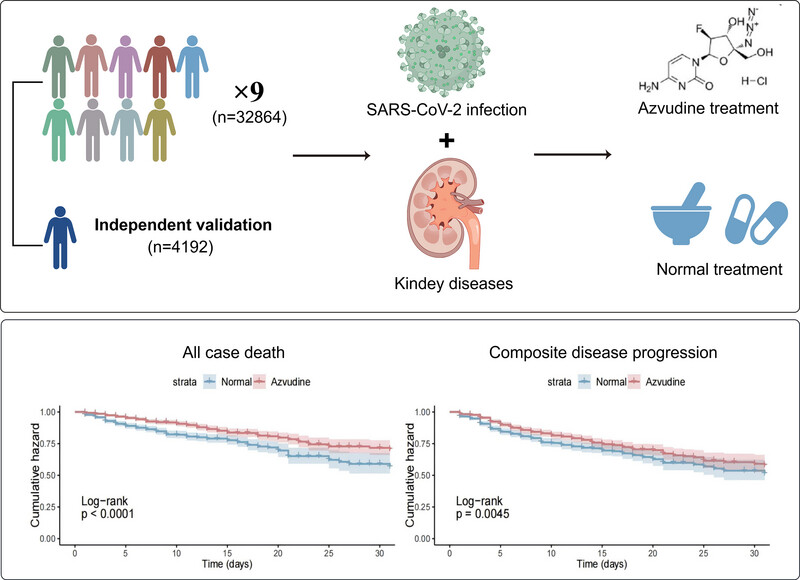 The effectiveness and safety of azvudine treatment in COVID-19 patients with kidney disease based on a multicenter retrospective cohort study