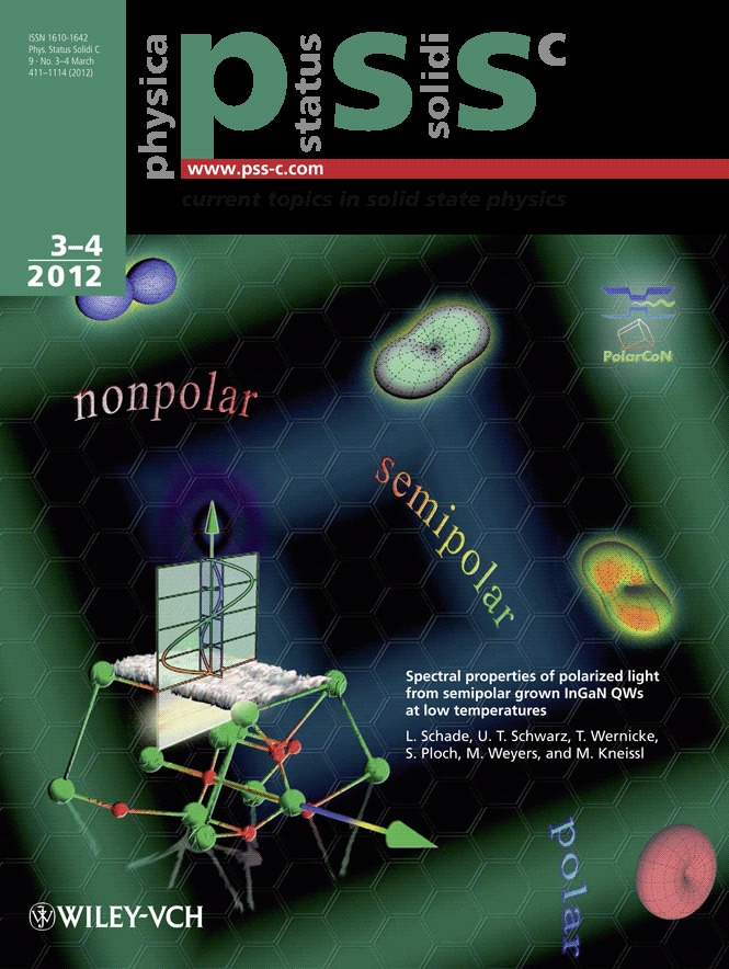 Cover Picture: Phys. Status Solidi C 3–4/2012