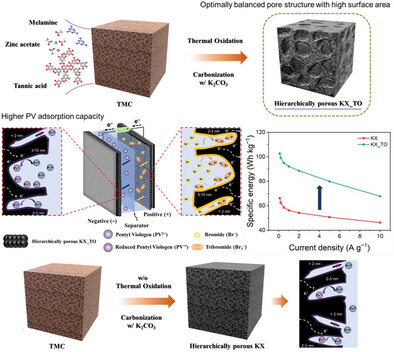 Hierarchically Tailored Porous Carbon via Precursor Engineering for Dual-Redox Electrochemical Capacitors with Record-High Energy Density