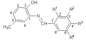 Spectral Characterization and Antimicrobial Activity of Some Schiff Bases Derived from 4-Methyl-2-aminophenol