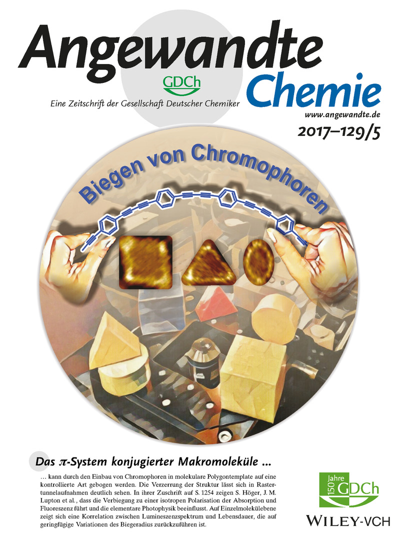 Innentitelbild: Molecular Polygons Probe the Role of Intramolecular Strain in the Photophysics of π-Conjugated Chromophores (Angew. Chem. 5/2017) Volume 129 Issue 5, 2017