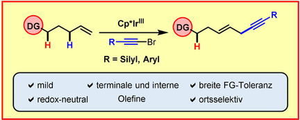 Regioselektive und redox-neutrale Cp*IrIII-katalysierte allylische C-H-Alkinylierung