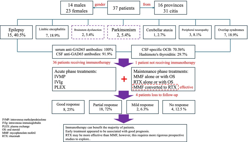 Clinical Features of Glutamic Acid Decarboxylase-65 Neurological Autoimmunity: A Case Series From China