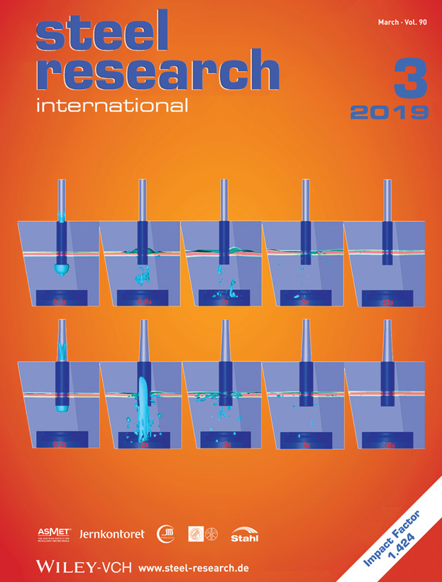 Cover Picture: steel research int. 3/2019 Volume 90 Issue 3, 2019