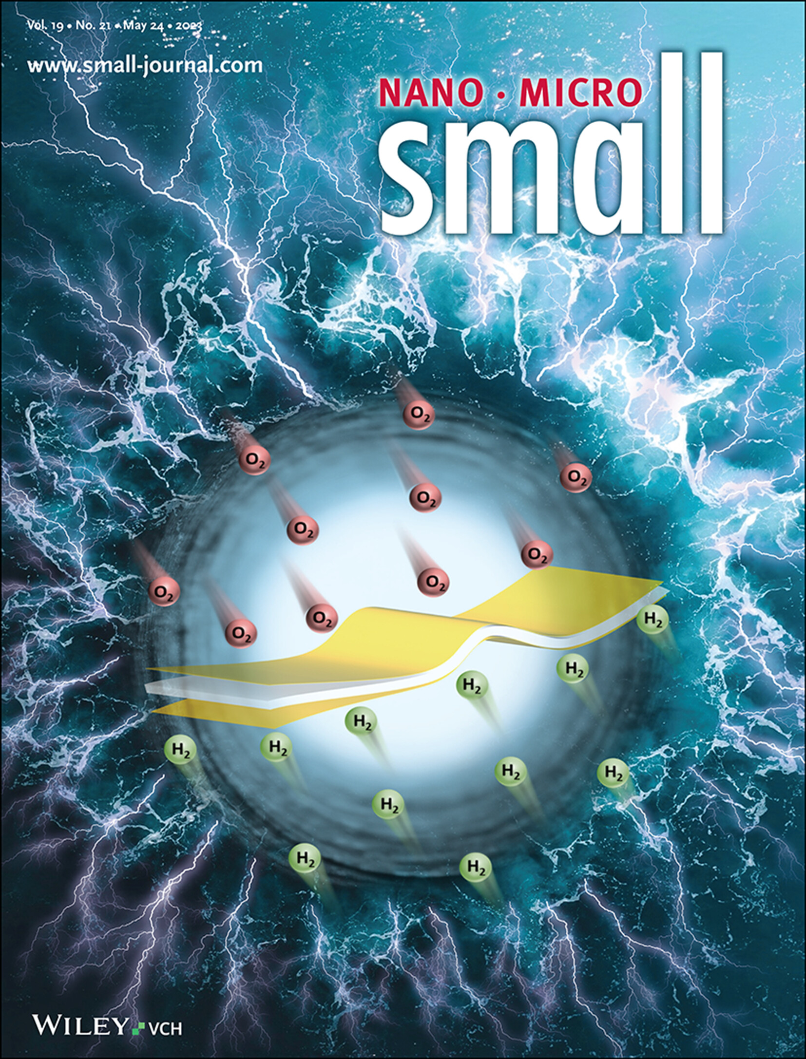 Ultrathin Ultralow-Platinum Catalyst Coated Membrane for Proton Exchange Membrane Fuel Cells (Small 21/2023) Volume 19 Issue 21, 2023