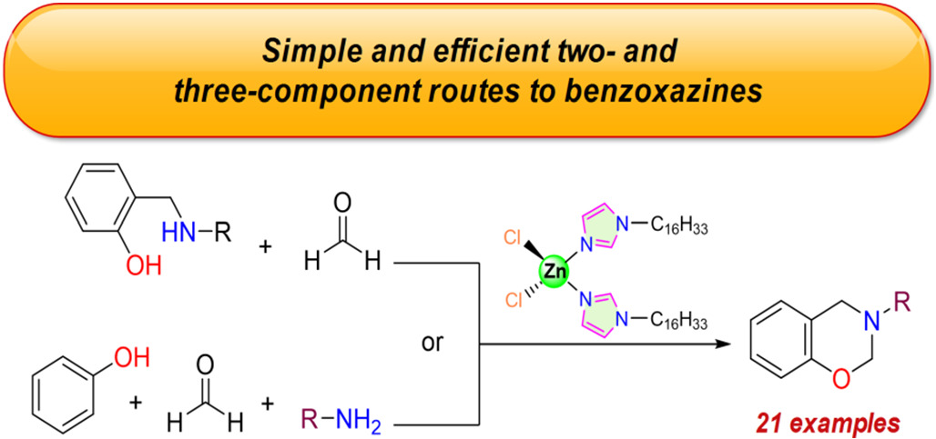 N-alkyl imidazole-based homonuclear coordination complex as a neutral organocatalyst for the faster and efficient construction of 3,4-dihydro-2H-1,3-oxazine scaffold