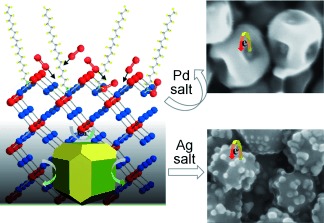 Pd-Cu2O and Ag-Cu2O Hybrid Concave Nanomaterials for an Effective Synergistic Catalyst