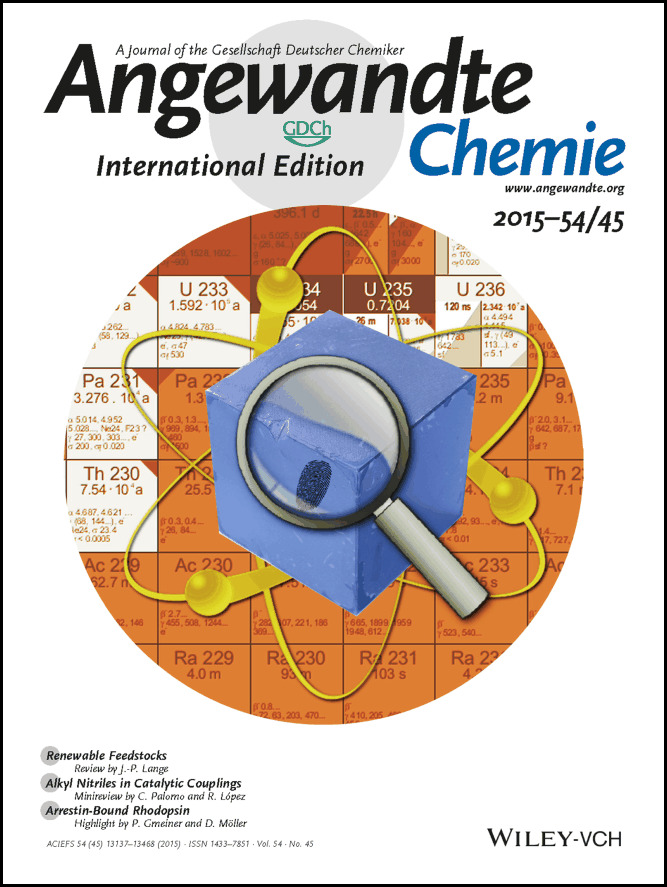 Cover Picture: Uranium from German Nuclear Power Projects of the 1940s— A Nuclear Forensic Investigation (Angew. Chem. Int. Ed. 45/2015)