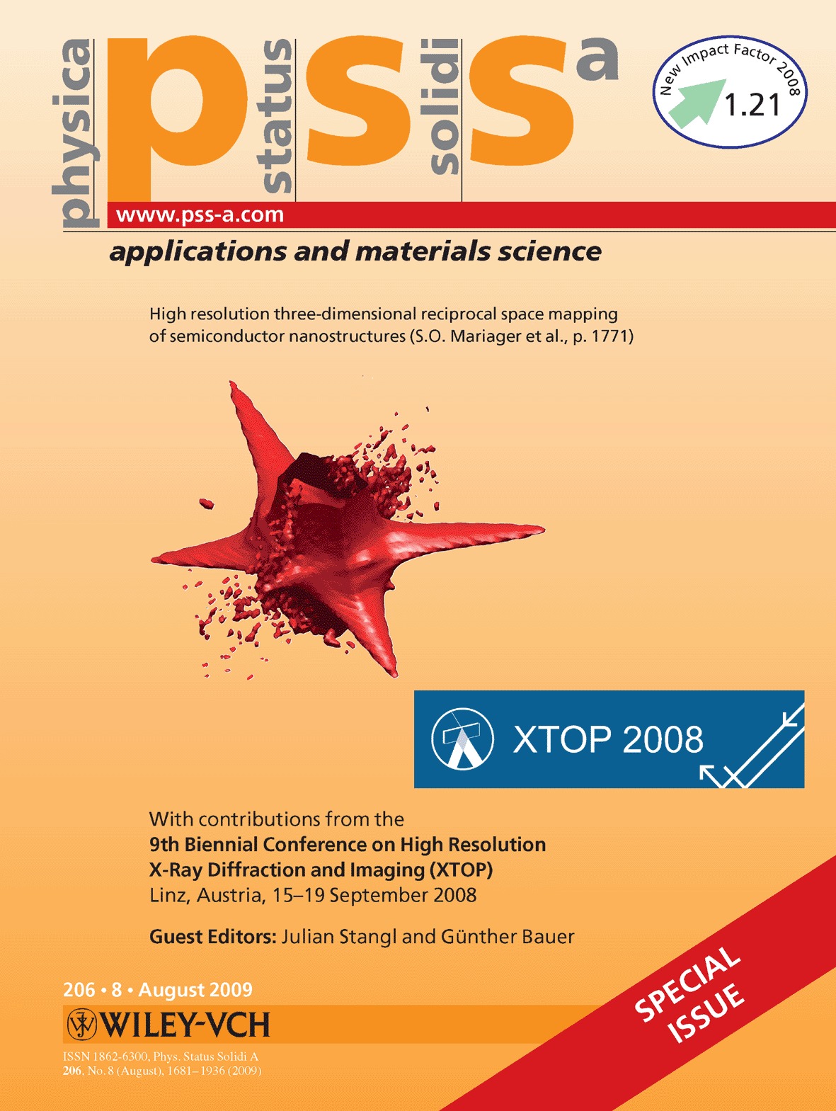 Cover Picture (Phys. Status Solidi A 8/2009)