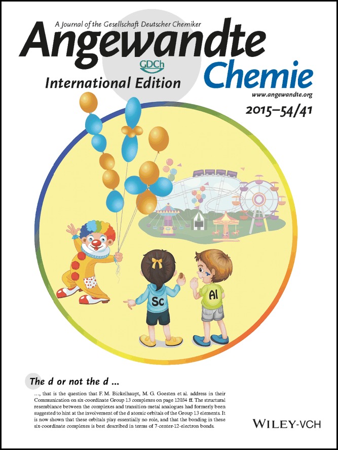 Inside Back Cover: Six-Coordinate Group 13 Complexes: The Role of d Orbitals and Electron-Rich Multi-Center Bonding (Angew. Chem. Int. Ed. 41/2015)