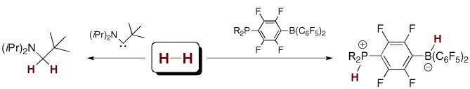 Heterolytische H2-Aktivierung durch Nichtmetalle