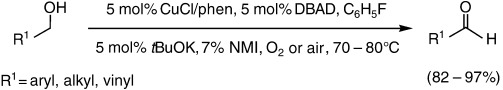 Efficient, Copper-Catalyzed, Aerobic Oxidation of Primary Alcohols