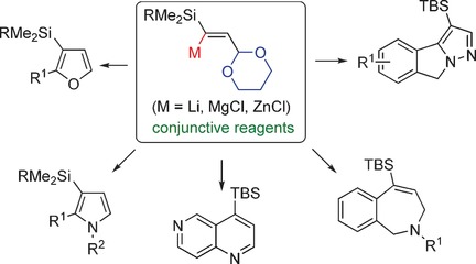 Polyfunctional Lithium, Magnesium, and Zinc Alkenyl Reagents as Building Blocks for the Synthesis of Complex Heterocycles