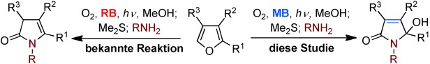 Methylene Blue as a Photosensitizer and Redox Agent: Synthesis of 5-Hydroxy-1H-pyrrol-2(5H)-ones from Furans