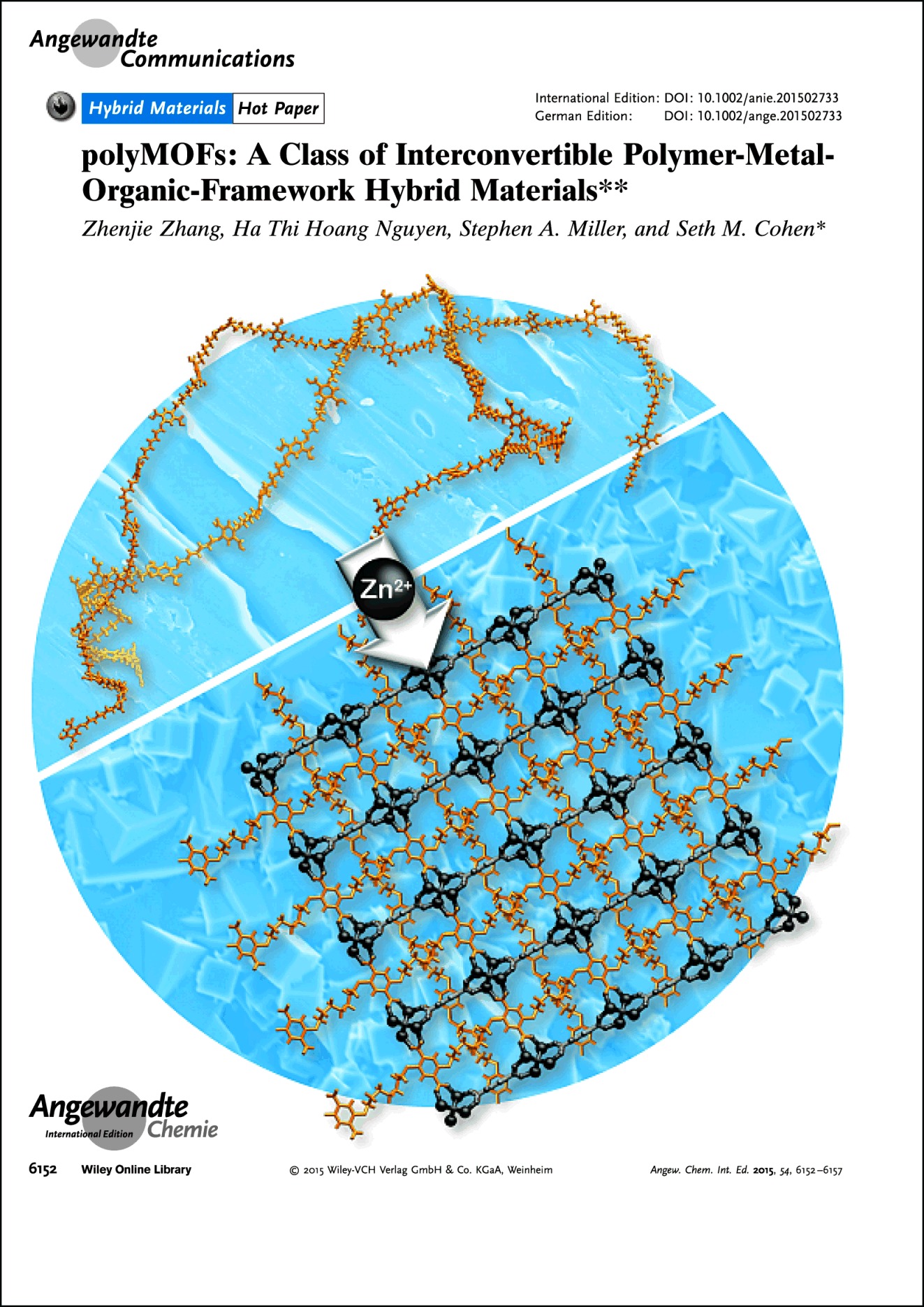 Frontispiece: polyMOFs: A Class of Interconvertible Polymer-Metal-Organic-Framework Hybrid Materials