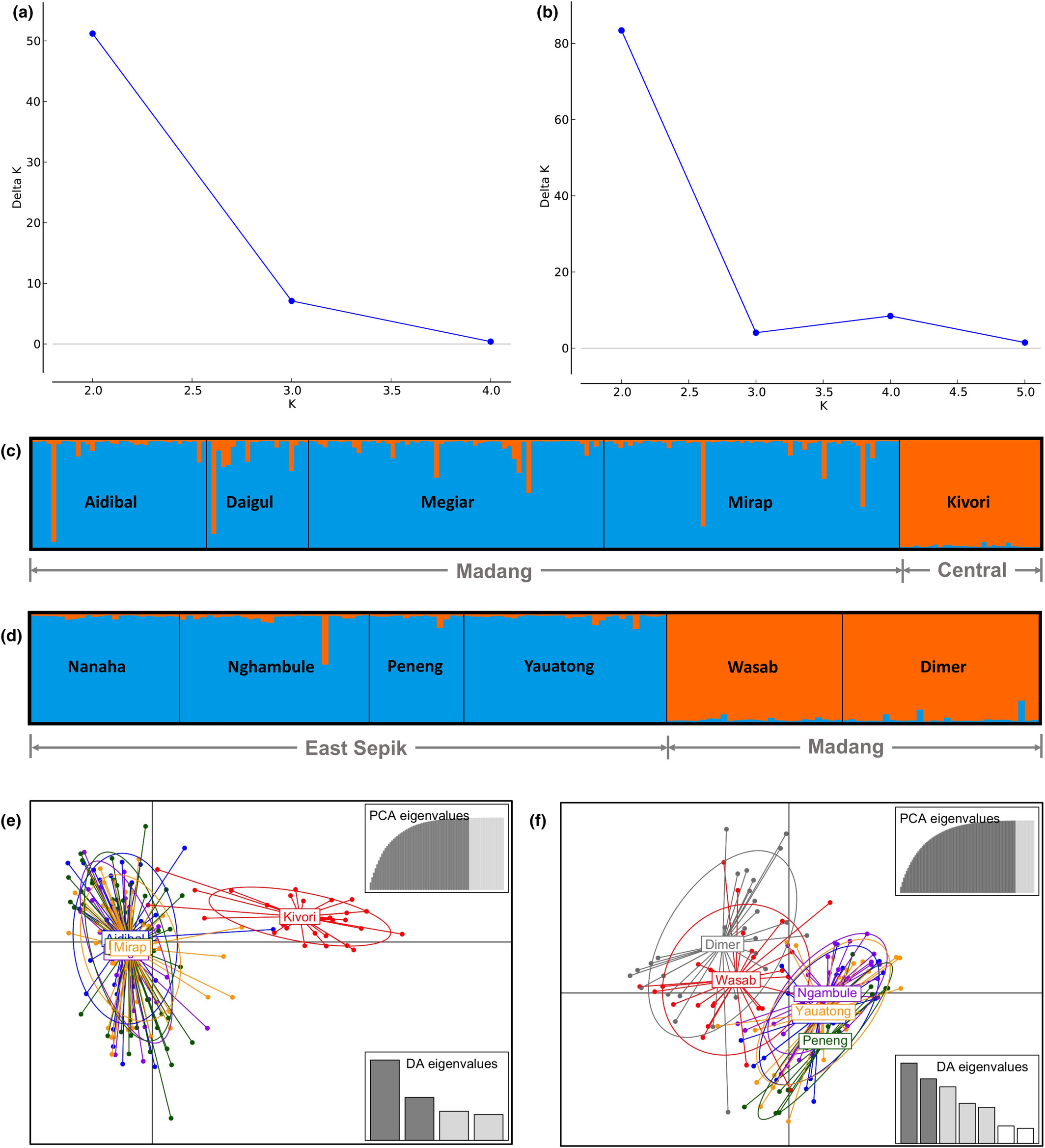 Genetic differentiation and bottleneck effects in the malaria vectors Anopheles farauti and Anopheles punctulatus after an LLIN-based vector control program in Papua New Guinea