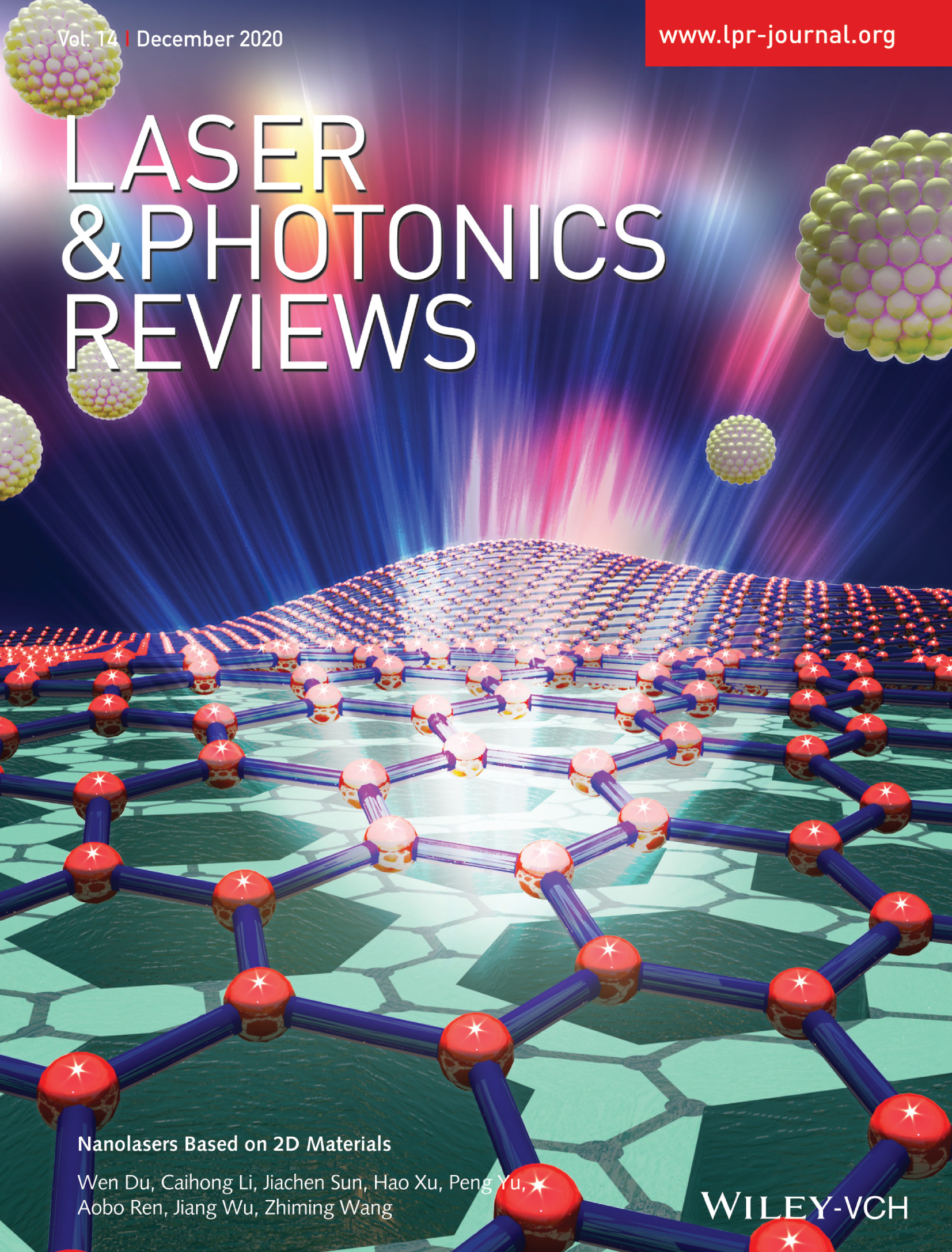 Nanolasers: Nanolasers Based on 2D Materials (Laser Photonics Rev. 14(12)/2020) Volume 14 Issue 12, 2020