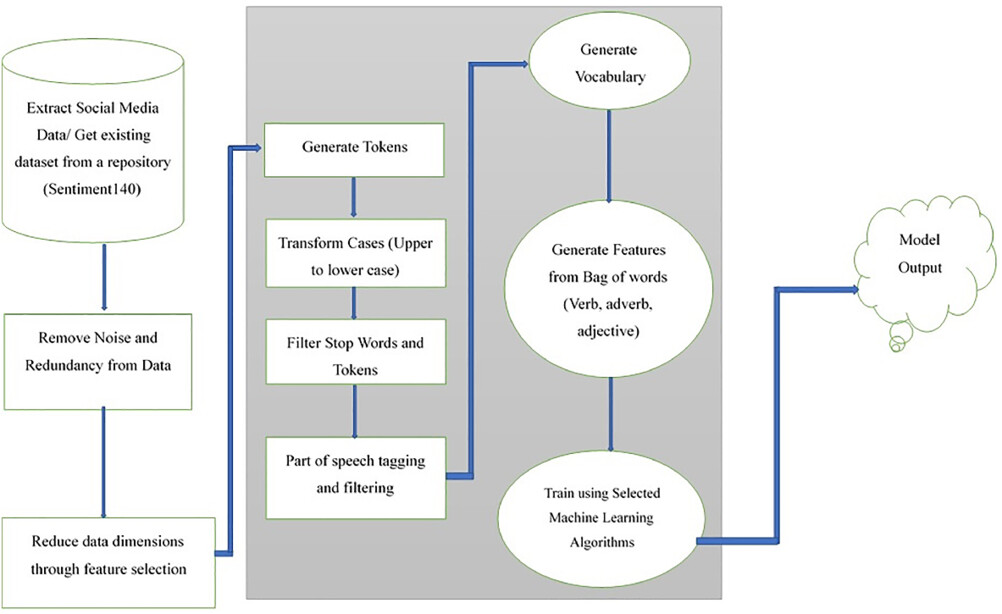 Sentiment analysis on social media tweets using dimensionality reduction and natural language processing