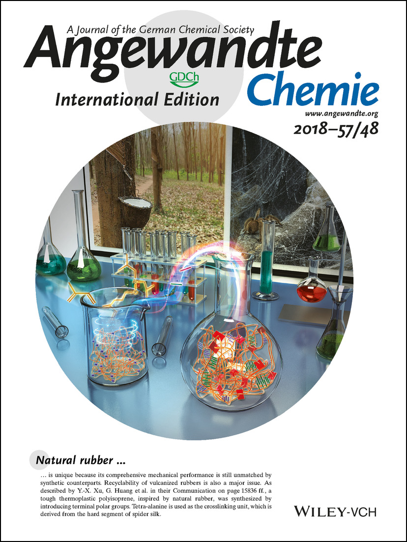 Back Cover: Towards a Supertough Thermoplastic Polyisoprene Elastomer Based on a Biomimic Strategy (Angew. Chem. Int. Ed. 48/2018) Volume 57 Issue 48, 2018