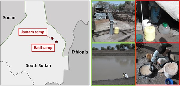 Transmission Sources of Waterborne Viruses in South Sudan Refugee Camps