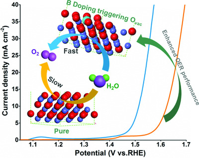 Disordering the Atomic Structure of Co(II) Oxide via B-Doping: An Efficient Oxygen Vacancy Introduction Approach for High Oxygen Evolution Reaction Electrocatalysts