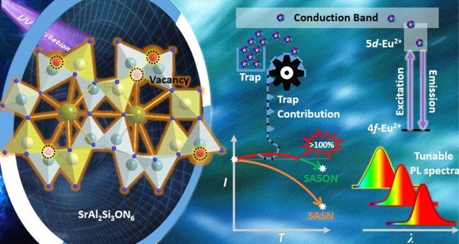 Improved Thermal and Chemical Stability of Oxynitride Phosphor from Facile Chemical Synthesis for Vehicle Cornering Lights