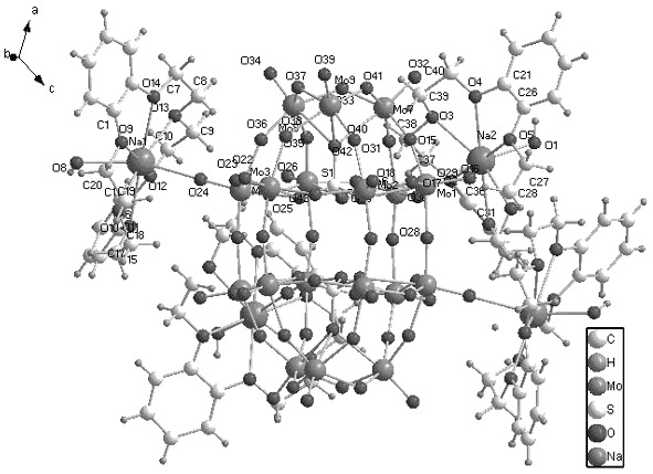 A Supermolecule Assembled by Sodium Cation, Crown Ether and α-Dawson Heteropolyanion