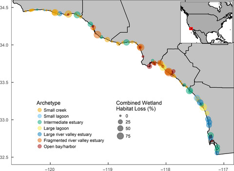 Evaluating regional resiliency of coastal wetlands to sea level rise through hypsometry-based modeling