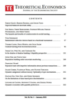 Theoretical Economics