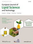 Special Issue: Fats and Oils as Renewable Feedstock for the Chemical Industry cover image