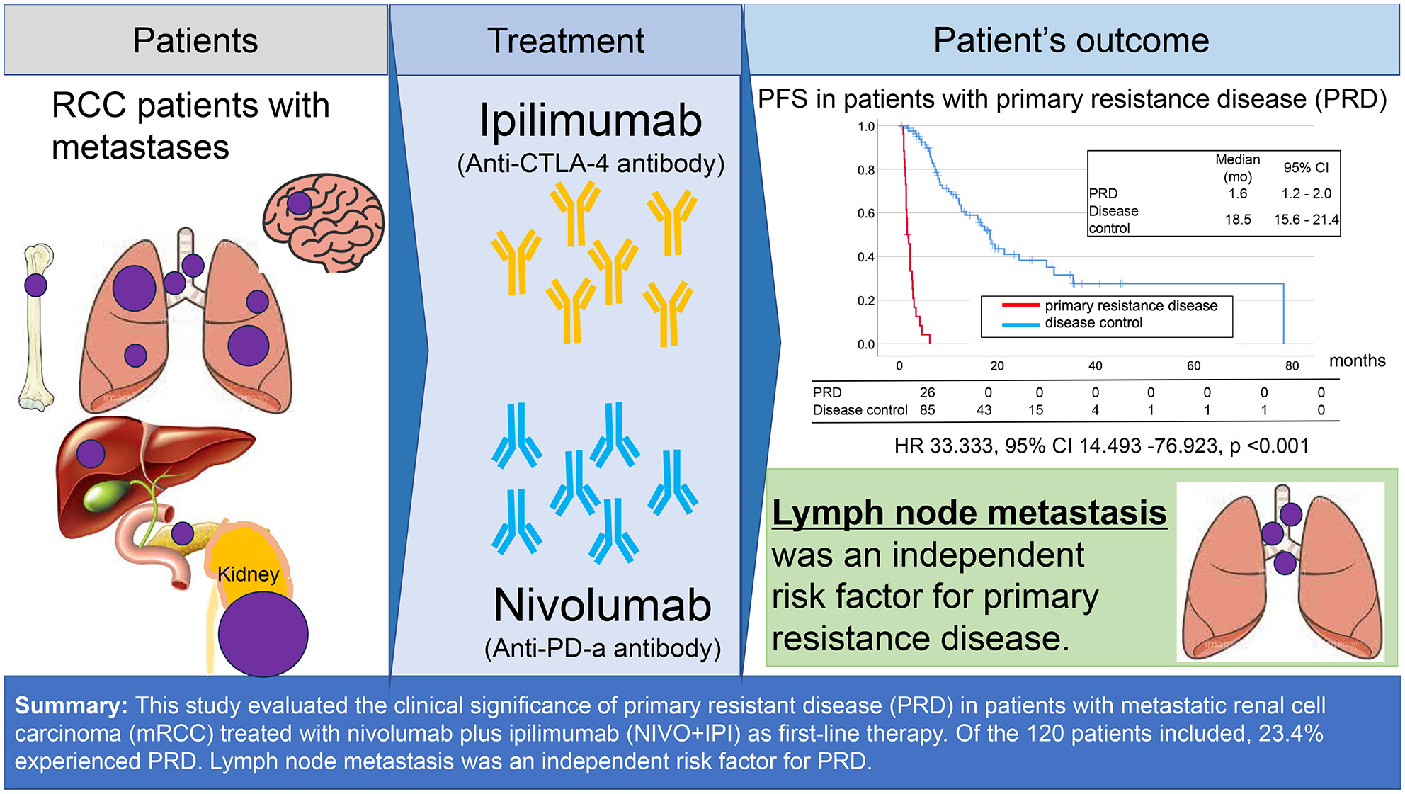 Primary resistance to nivolumab plus ipilimumab therapy in patients with metastatic renal cell carcinoma