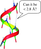 Hydrogen-Bond Lengths in Polypeptide Helices: No Evidence for Short Hydrogen Bonds