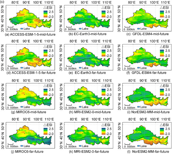 Projection of future dry-wet evolution in Northwest China and its uncertainty attribution analysis Issue 1, 2023