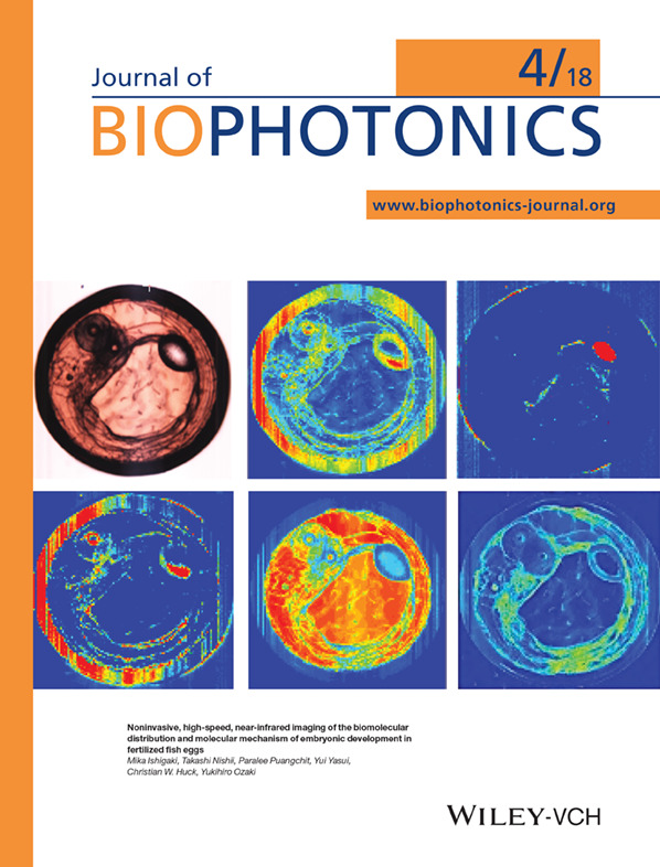 Inside Cover: Noninvasive, high-speed, near-infrared imaging of the biomolecular distribution and molecular mechanism of embryonic development in fertilized fish eggs (J. Biophotonics 4/2018)