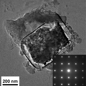 Cubes of Zeolite A with an Amorphous Core