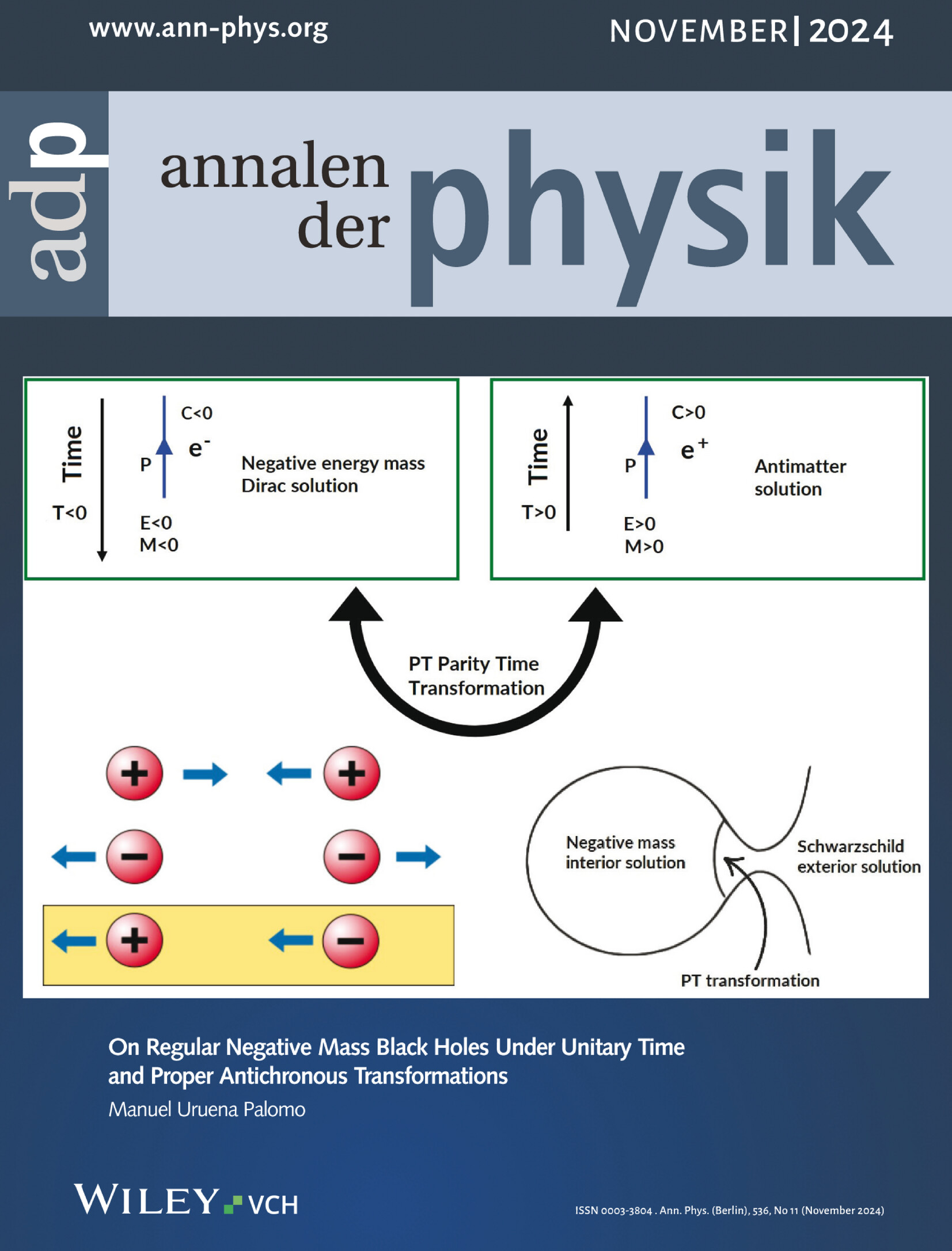 (Ann. Phys. 11/2024) Volume 536 Issue 11, 2024