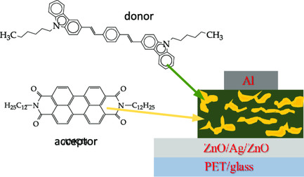Organic Heterostructures with Indium-Free Transparent Conductor Electrode for Optoelectronic Applications