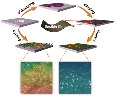 Flexible Amalgam Film Enables Stable Lithium Metal Anodes with High Capacities