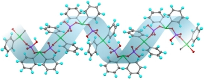 A Metal-Free Helical Covalent Inorganic Polymer: Preparation, Crystal Structure and Optical Properties
