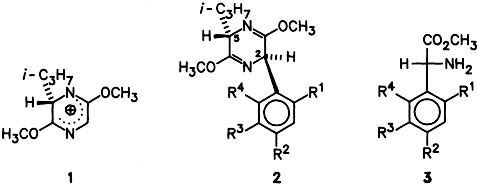 Optically Active α-Arylglycine Esters by Friedel-Crafts Alkylation with the Chiral Cation of the Bislactim Ether of cyclo-(L-Val-Gly)