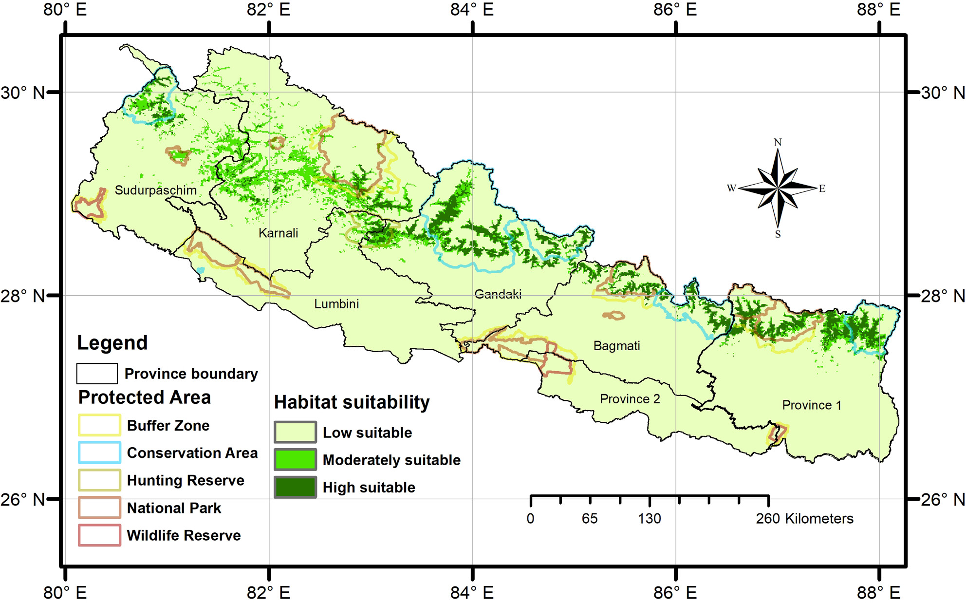 Predicting the current habitat refugia of Himalayan Musk deer (Moschus chrysogaster) across Nepal