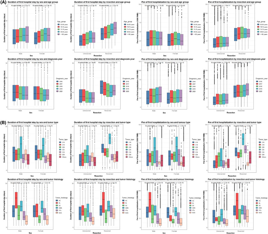 Characteristics and in-hospital outcomes of elderly patients with cancer in a top-ranked hospital in China, 2016–2020: Real-world study