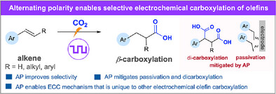 Effect of Alternating Polarity in Electrochemical Olefin Hydrocarboxylation