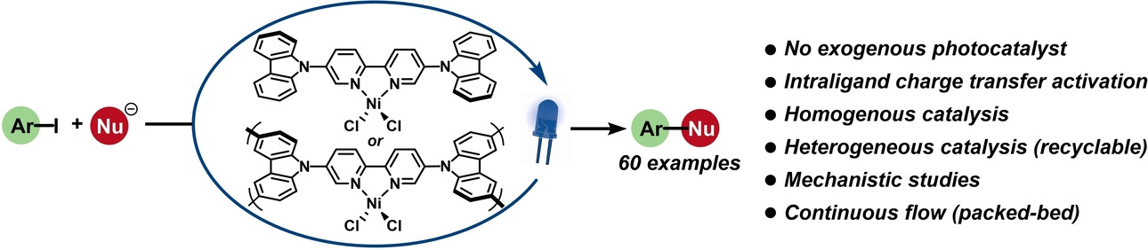 Intraligand Charge Transfer Enables Visible-Light-Mediated Nickel-Catalyzed Cross-Coupling Reactions**