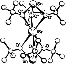 Strontium and Barium Alkoxostannates(II)—Molecules with S6 Symmetry