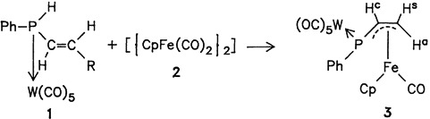 η3-1-Phosphaallyliron Complexes with Additional W(CO)5-Coordination at the Phosphorus—the 1-Phosphaallyl Ligand as 5e-Donor