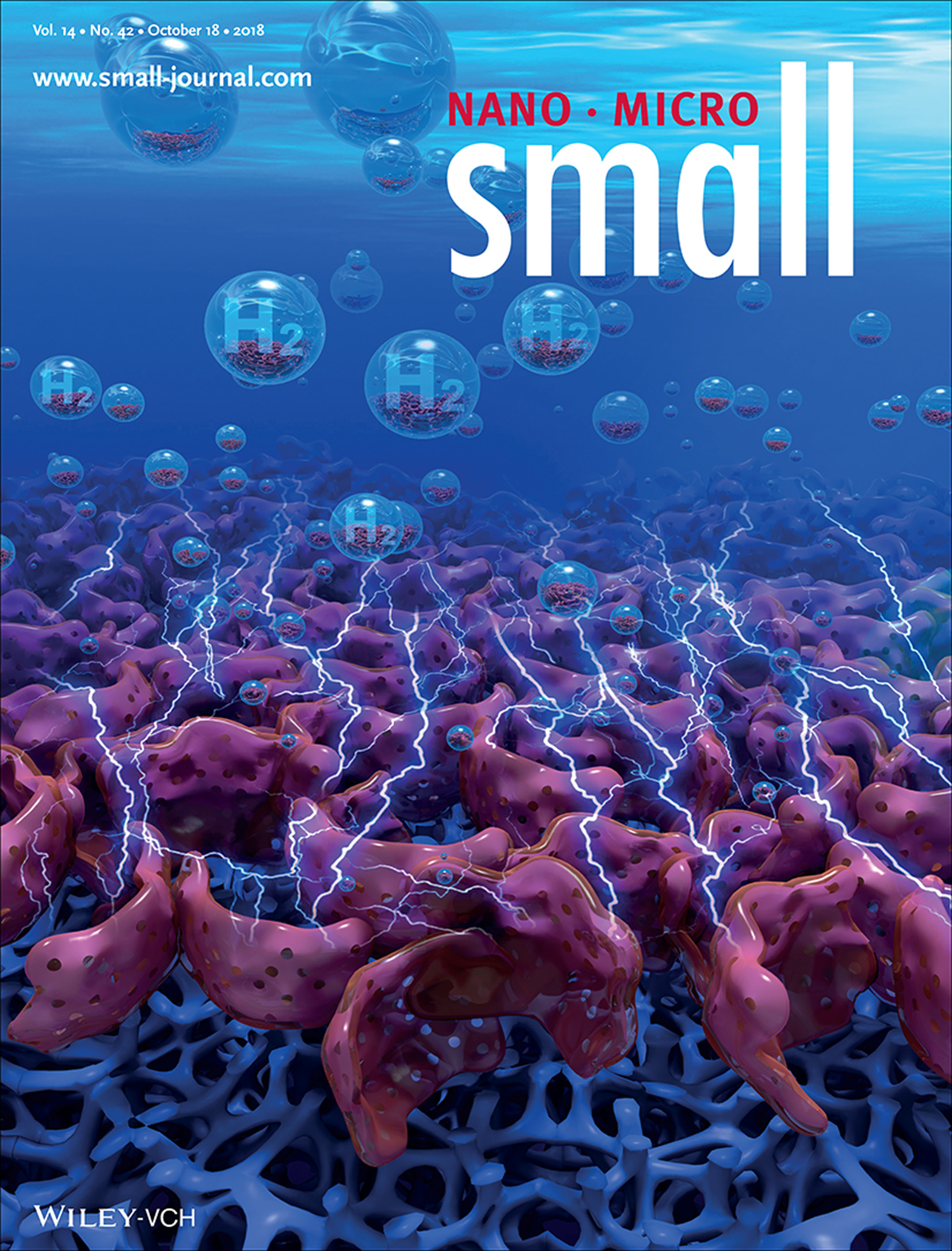 Porous Nanostructures: Boosting Electrochemical Hydrogen Evolution of Porous Metal Phosphides Nanosheets by Coating Defective TiO2 Overlayers (Small 42/2018) Volume 14 Issue 42, 2018