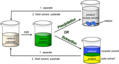 Use of an isotactic-propylene/hexene copolymer as a new, versatile, soluble support