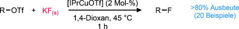 Mild Copper-Catalyzed Fluorination of Alkyl Triflates with Potassium Fluoride